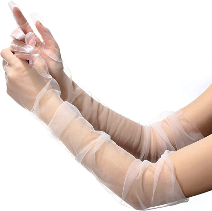 Plain Tulle Gloves