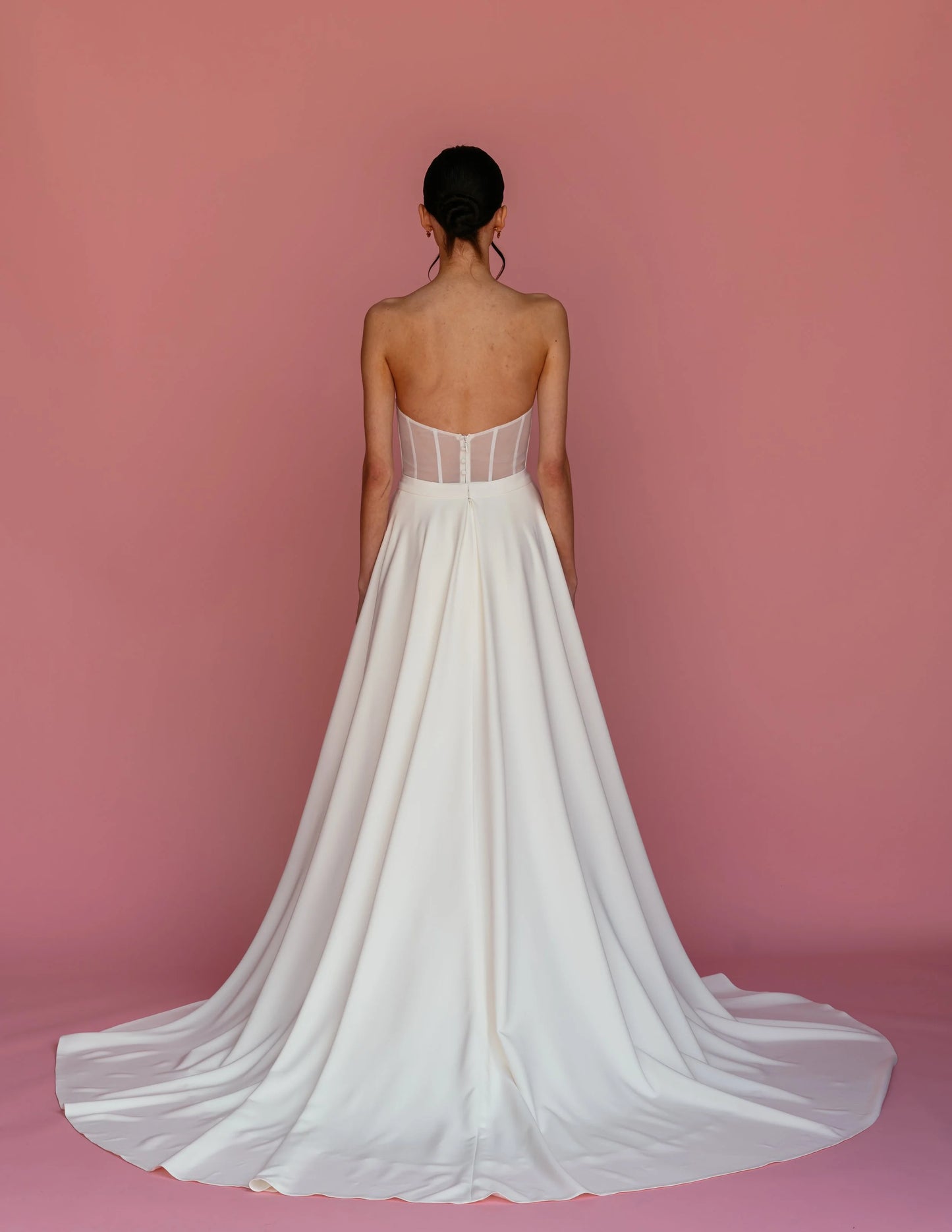 SS811 OVERSKIRT - MIKADO CREPE