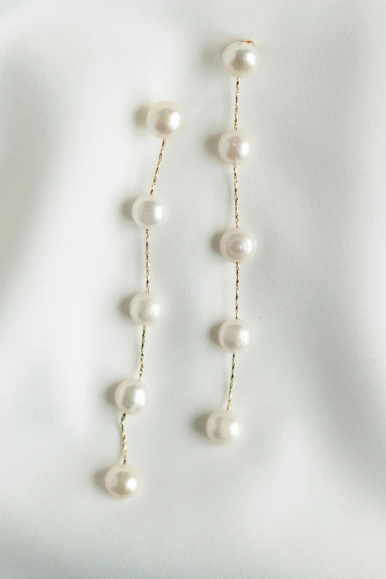 Hudson Multi Pearl Drop Earring