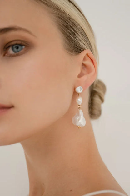 Juniper Pearl Drop Earring