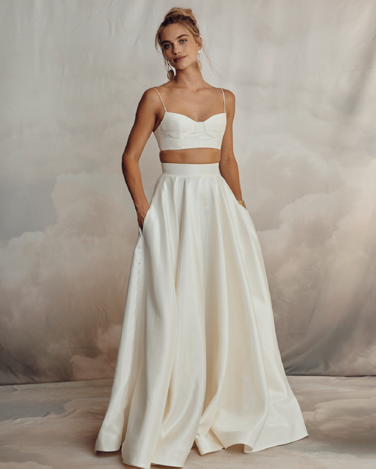 Robe deux piece mariage hotsell