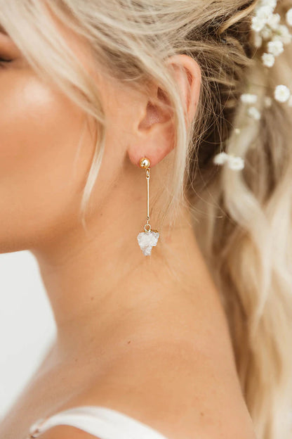 Crystal Rock Earrings
